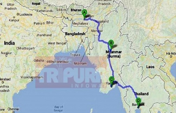 India-Myanmar-Thailand highway to improve trade route to Southeast Asia : China, Myanmar to revitalise Stilwell Road, Modi’s ‘Act-East’ policy to fetch economic boost for Tripura, NE region India-Myanmar-Thailand highway to improve trade route to Southeast Asia : China, Myanmar to revitalise Stilwell Road, Modi’s ‘Act-East’ policy to fetch economic boost for Tripura, NE region